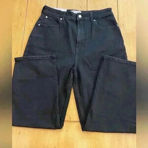Everlane Women’s Curvy Way High Black Cotton Jeans NEW 31” x 27”